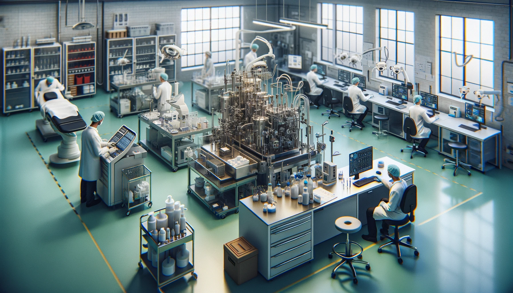 Fabricación de equipo médico